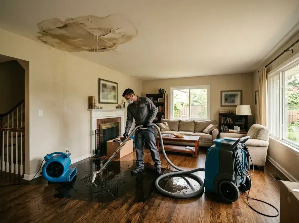 attic-pipe-burst-ceiling-drip-008 — frequently asked questions, Water Damage Restoration & Carpet Care in Puyallup, WA